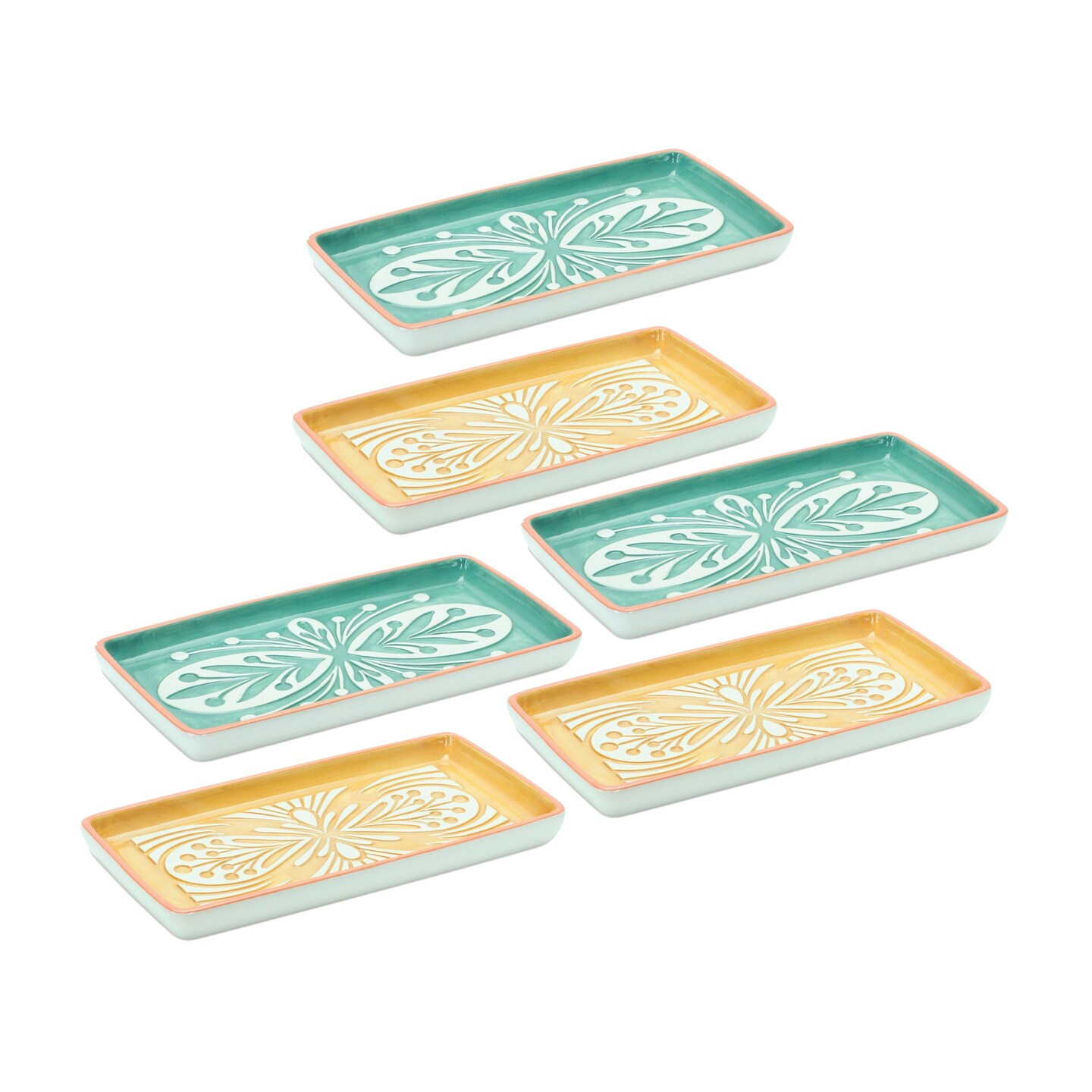 Ceramic Tray (Set of 6)