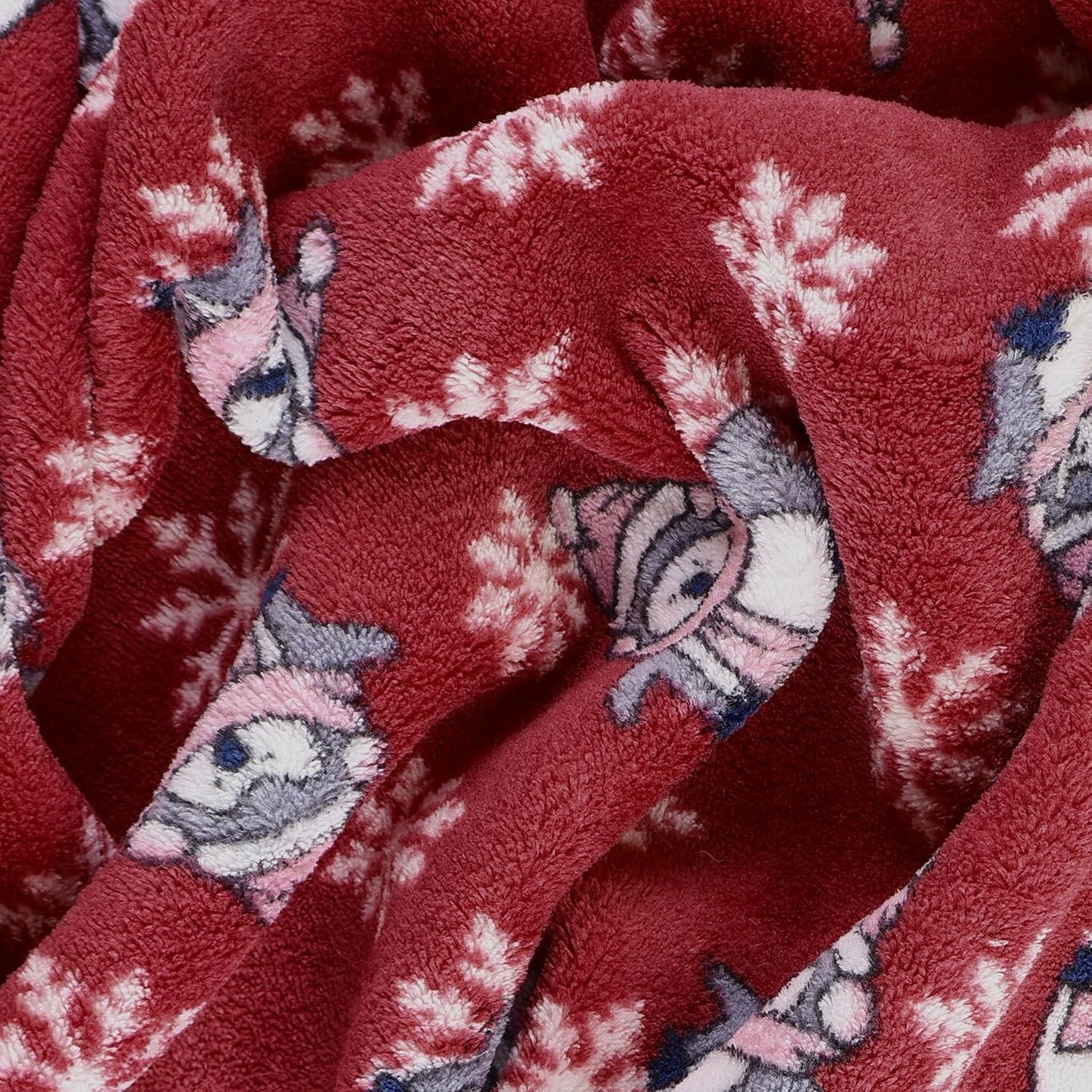 Mook Fabrics Snowman Coral Fleece Fabric [60 in Wide] -By The Yard