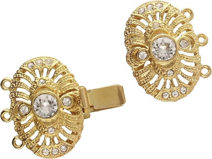 The Beadsmith Push Pull Slide Clasp – Elegant Elements – Strand Designs – Component to Finish or Connect Bracelets, Necklaces and DIY Handmade Jewelry