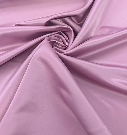 1 Yard Light Mauve Dull Satin Fabric Matte 58/59" Medium Weight Polyester