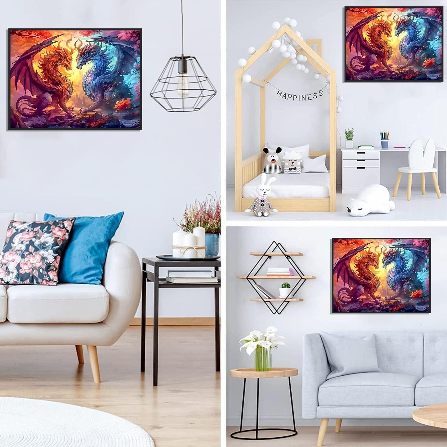 5D Dragon Diamond Painting Kits