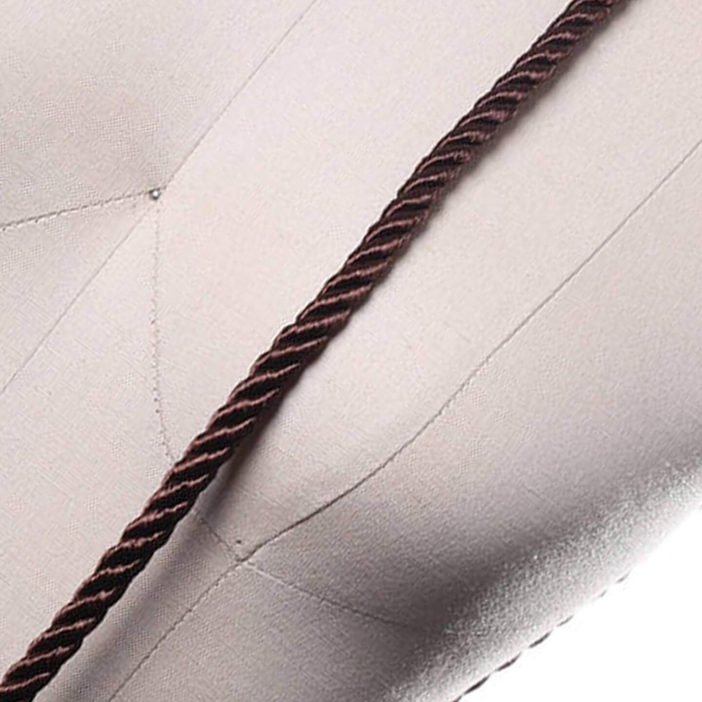 1 Yard 7mm Brown Satin Silky Rope Trim for Upholstery Sewing and Craft Projects