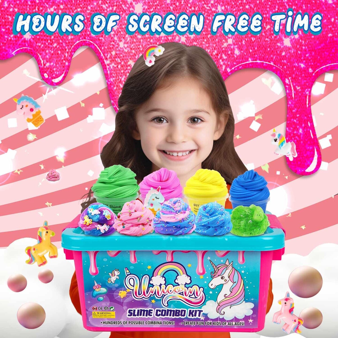 Unicorn Slime Kit for Kids