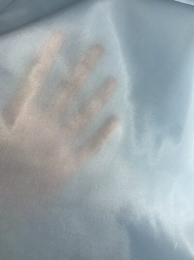 1 Yard Soft Baby Blue Lining Material 100% Polyester 58/59" Wide