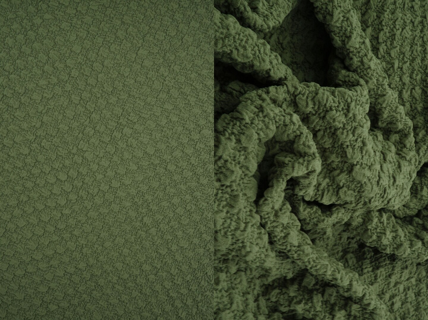 1 Yard Textured Cauliflower Jacquard Knit Fabric 59/60 Inch Wide for Cozy Loungewear & Upholstery