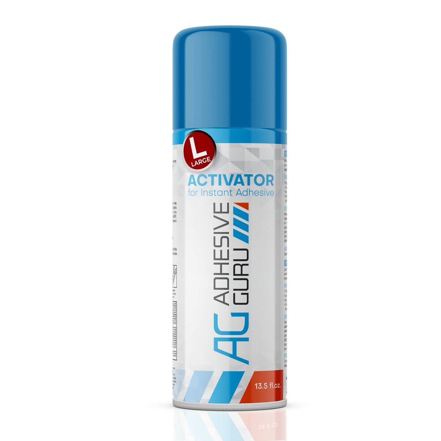 ADHESIVE GURU AG240A CA Glue Activator Spray 13.5 fl oz &#x2013; Fast Cure Accelerator for Wood, Crafts &#x26; DIY Repairs