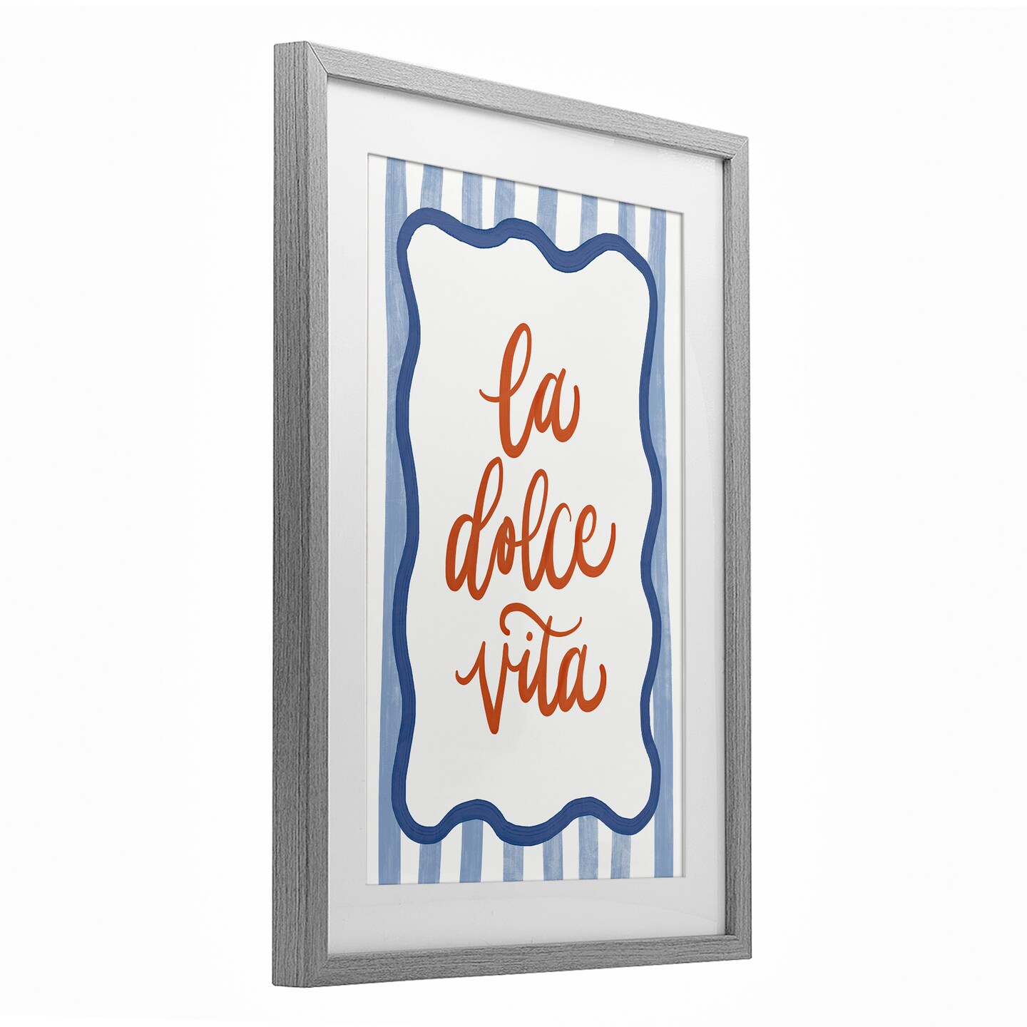 Stupell Industries Italian Kitchen Typography Framed Print Under Glass, design by Amanda Houston