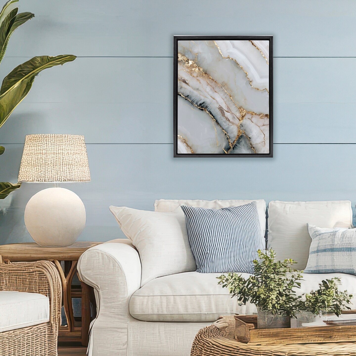 Stupell Industries Glinting Abyss Geode Floating Frame, design by Svetlana Aleynikova