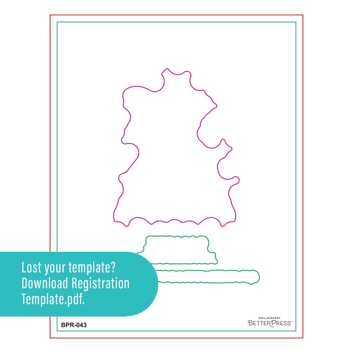 Spellbinders BetterPress Registration Press & Foil-Block Print Cancer