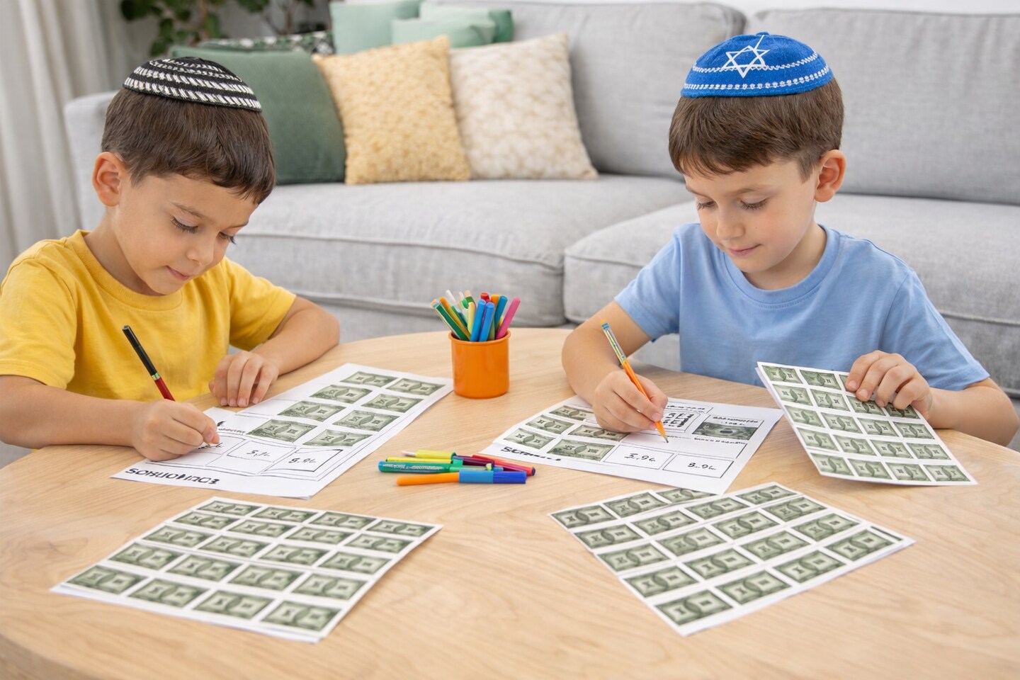 Eureka Teacher Supplies Dollar Stickers 80 pc – Classroom Decoration Currency Counters for Math and Economics Lessons