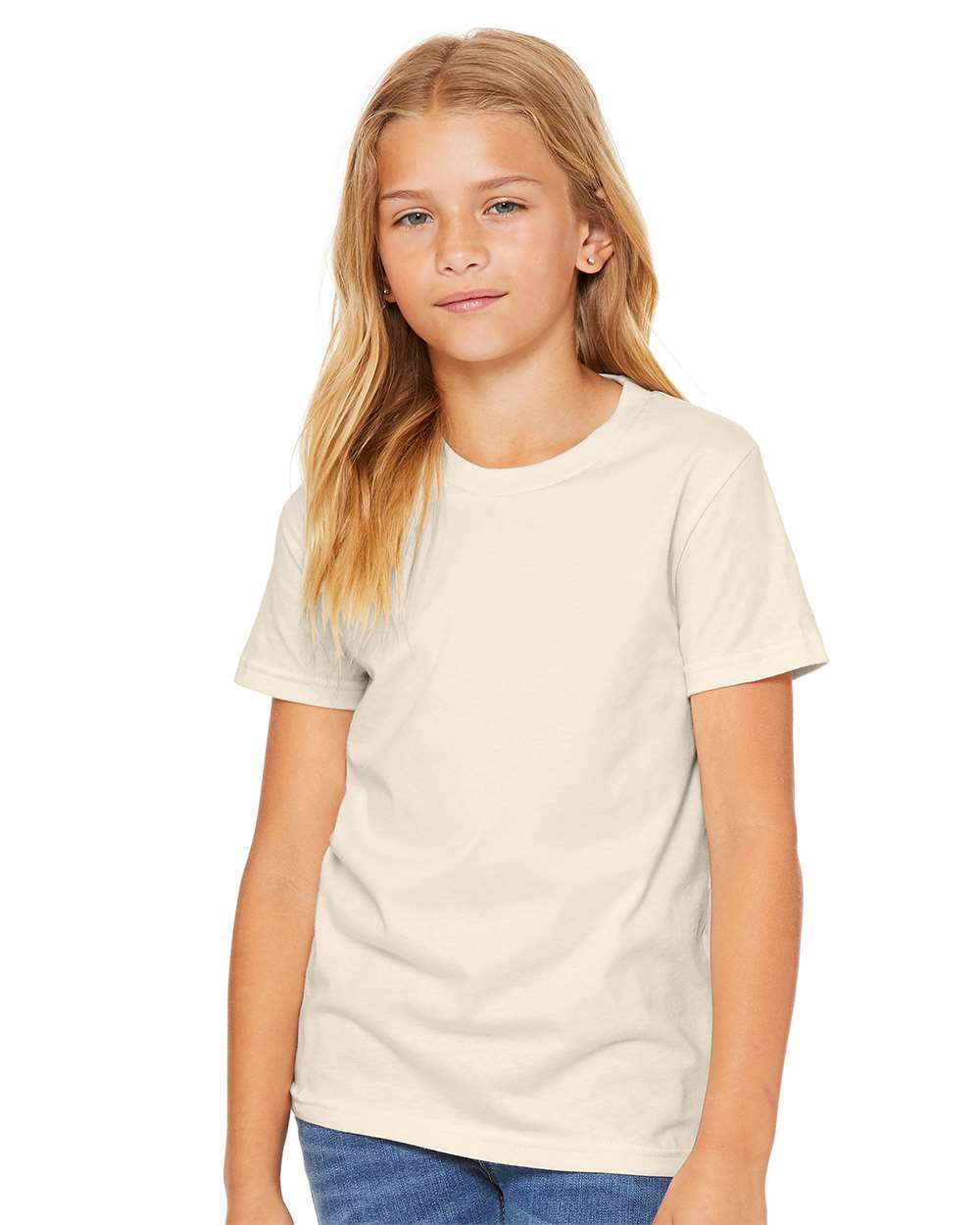 BELLA + CANVAS High Quality Youth Jersey Tee with Sustainable Airlume Cotton and Modern Retail Fit