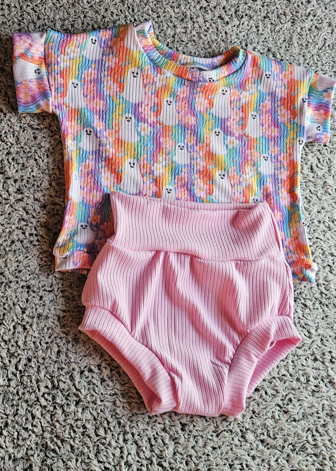 Handmade baby rompers and bummies offers