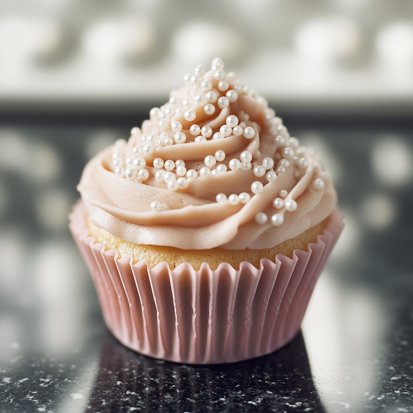 Krazy Sprinkles - White Pearl Mini Bead Edible Sprinkles (1/2 Cup 1x Jar)