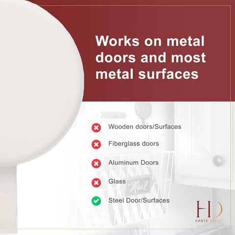 Haute Decor Attract® Magnetic Hanger, 1 Pack - Strong Magnet Hook for Metal Doors and Surfaces