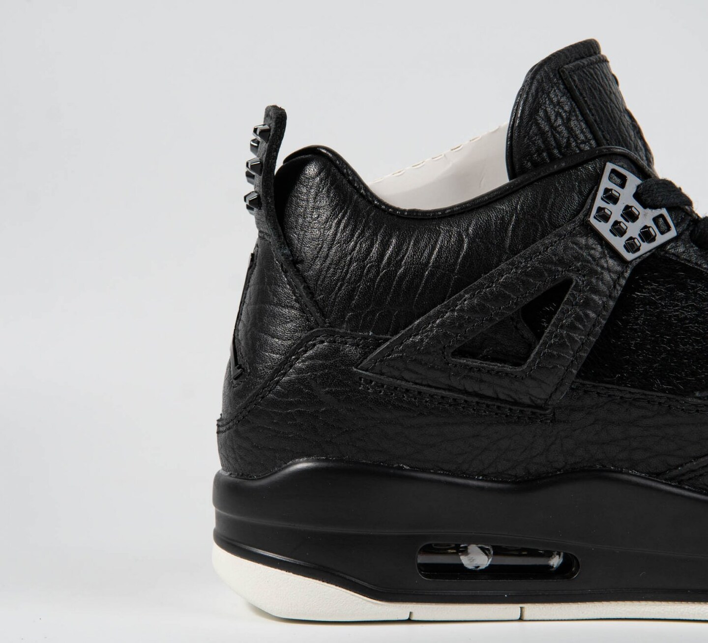 Air Jordan 4 Retro Pony Hair Black Shoes | MakerPlace by Michaels