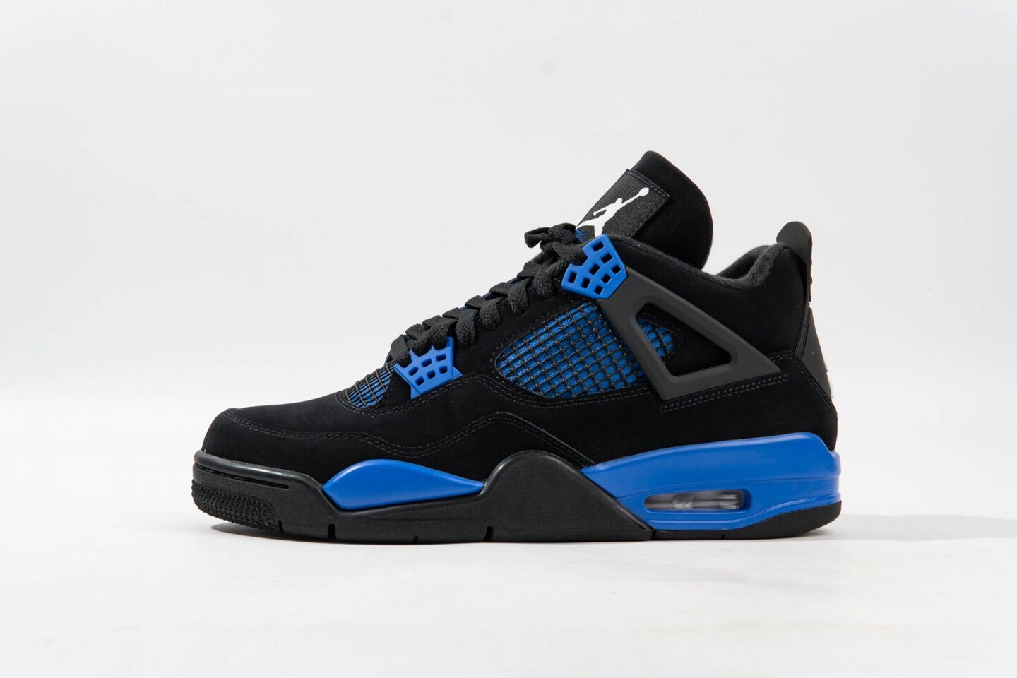 ぷ*ん様 Nike Air Jordan 4 Retro Black/Blue 446707062147184.jpg
