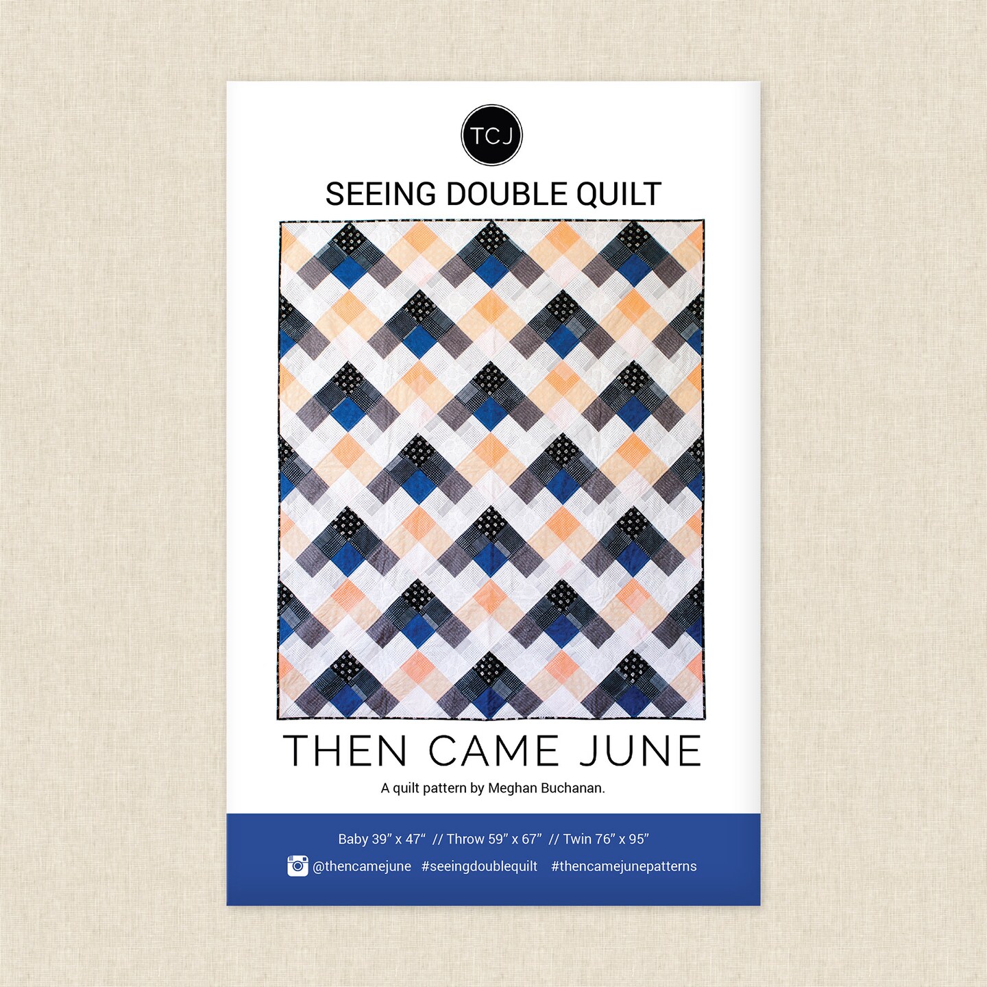 Seeing Double Quilt (tcj 105) | Then Came June | Sewing Pattern