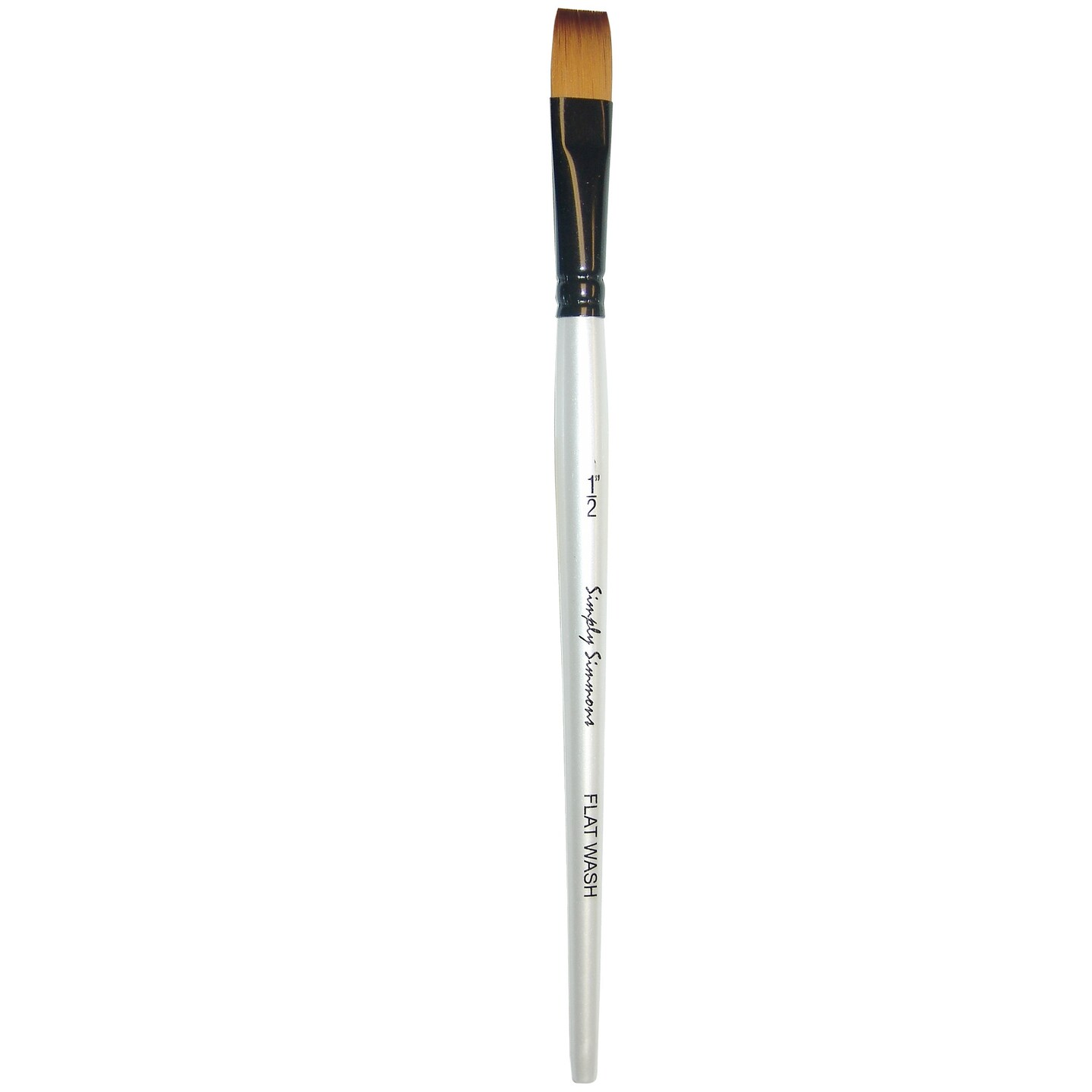 Daler-Rowney Simply Simmons Flat Wash Brush-Short Handle Mixed Media 1/2 inch
