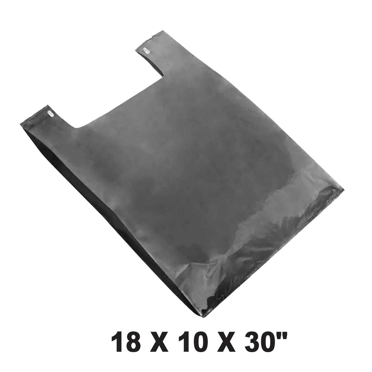 Extra Large T-Shirt Bags 18 x 10 x 30 in for Grocery & Takeout