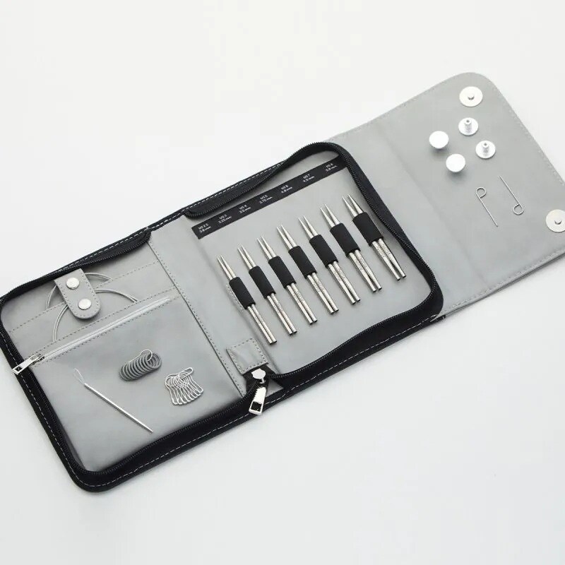 KnitPro Stelo Midi Special Interchangeable Knitting Needle Set 4" (10cm)