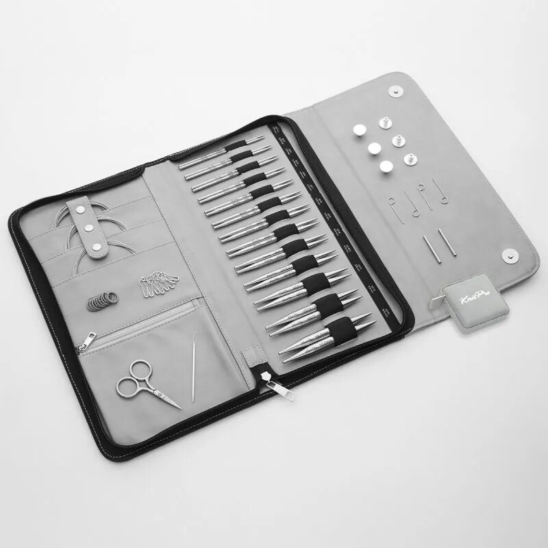 KnitPro Stelo Grande Normal Interchangeable Knitting Needle Set 5" (13cm)