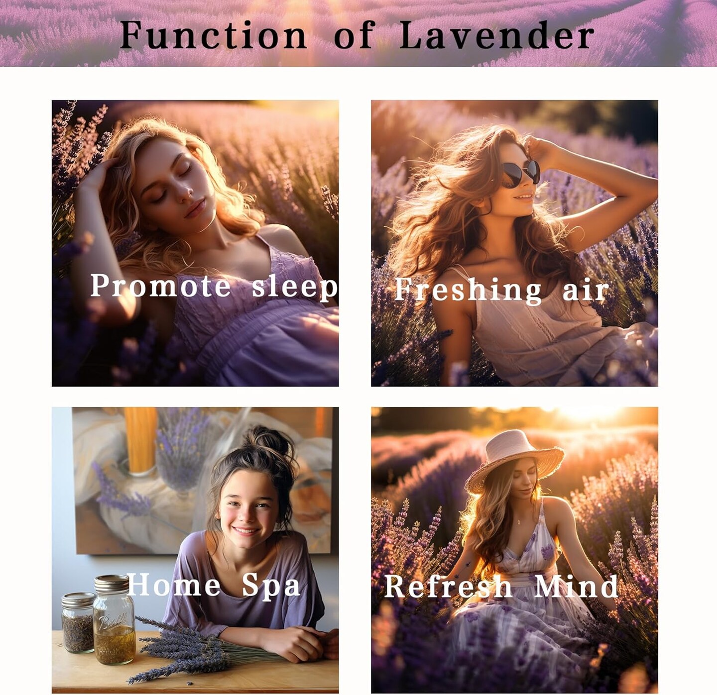 140pcs Dried Lavender Purple Flower 15inchs Dried Lavender Bouquet for Vase Home Weeding Decoration Flower Arrangements