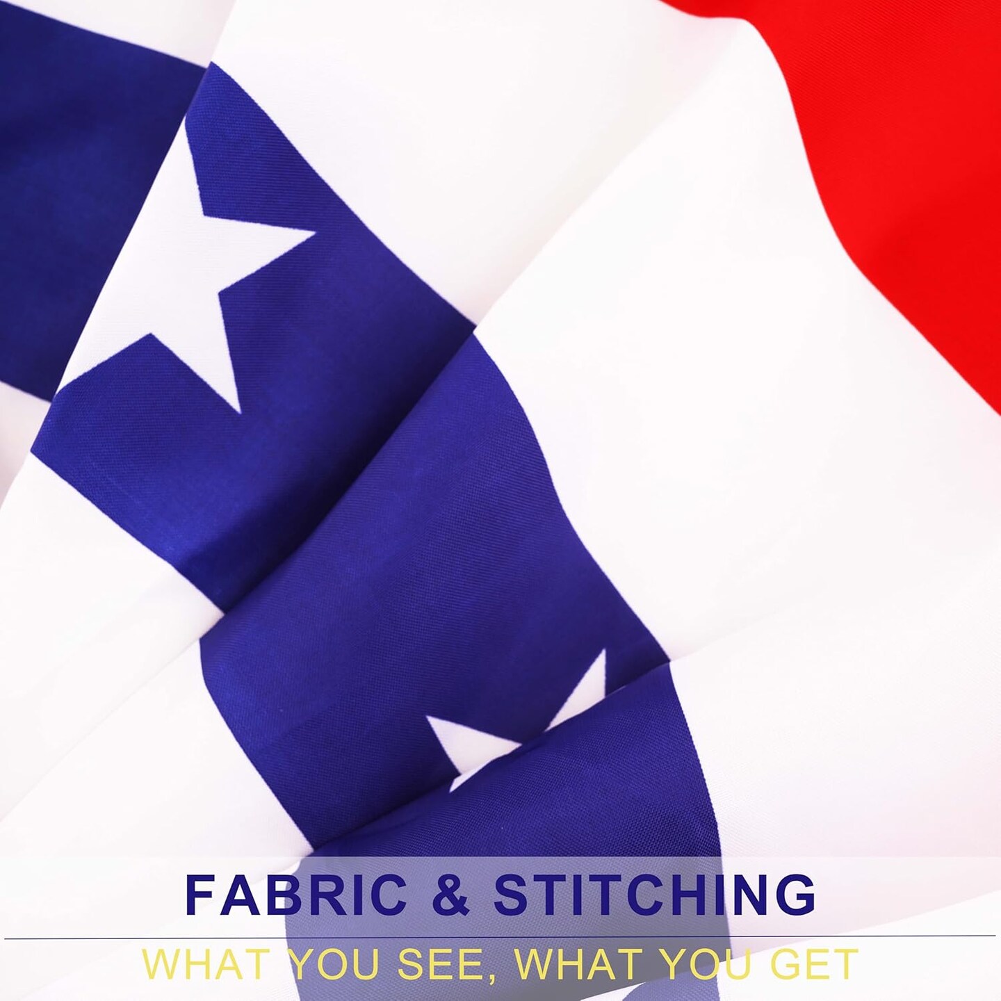 3x6 FT American Pleated Fan Flag - 2 Pack | Durable Polyester 210D USA Bunting Flags | Patriotic Fourth of July USA Banners, Vibrant Patriotic Design, Fade-Resistant, US Half Fan Bunting Flag Decoration