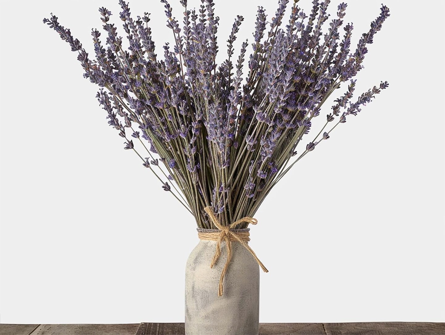 Dried Lavender 2 Bunches 100% Fresh Natural Purple Bouquet Flowers for Bathroom Photo Props Crafts Decoration, 15-17" for Shower Weeding Vase Decor, Home Fragrance(200-220 Stems(100g/3.5oz Total))