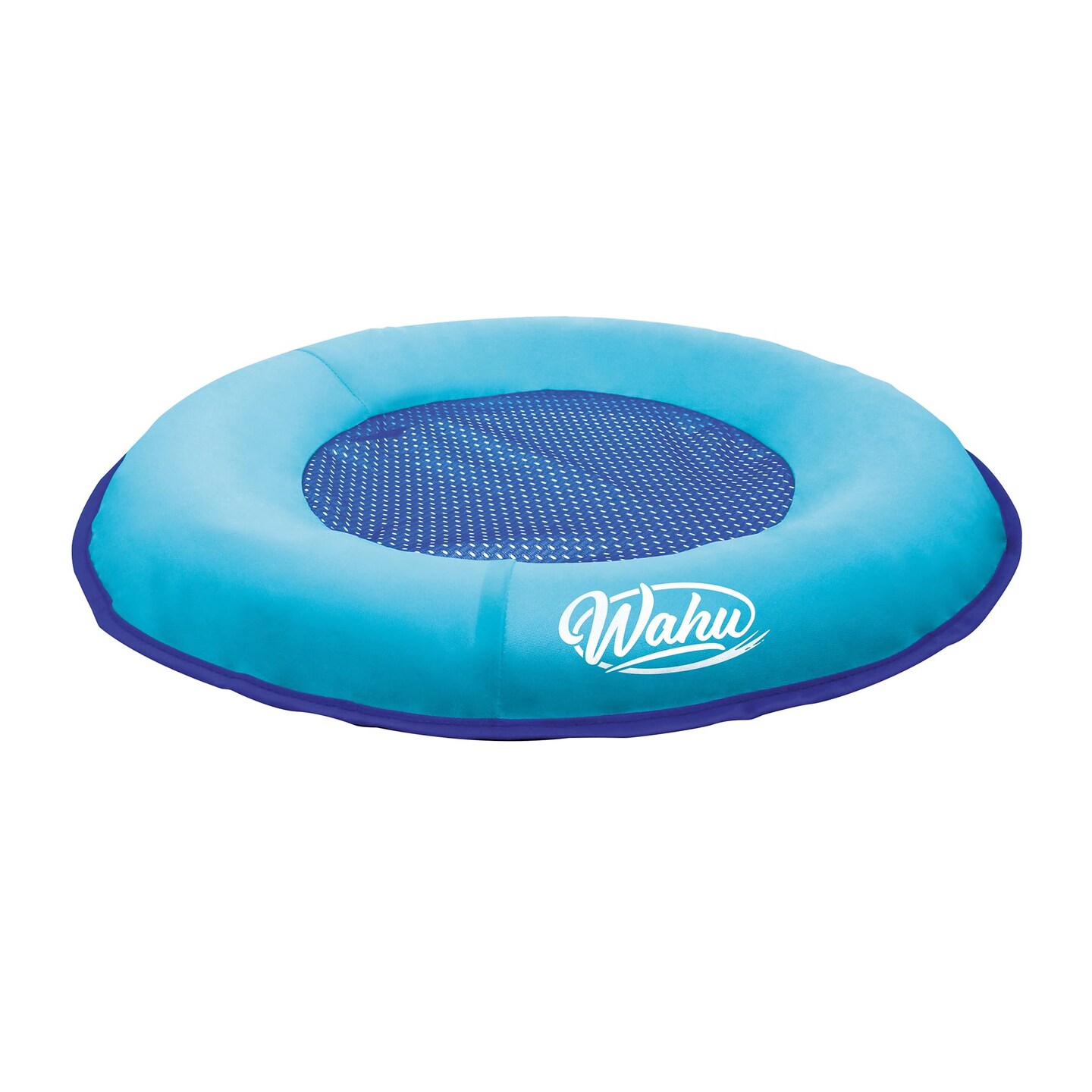 Wahu Hydro Pod Versatile Pool Float with Carrying Bag, 21&#x22; Round Portable Pool Float for Adults and Kids Ages 8+, Light Blue/Blue