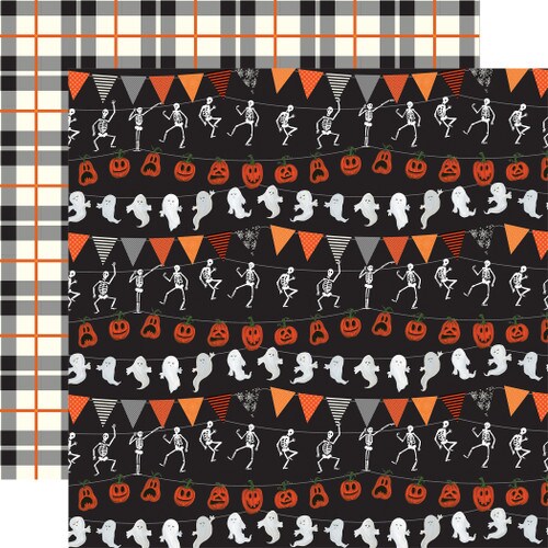 Echo Park Trick Or Treat Halloween Banners 12x12 Double-Sided Paper