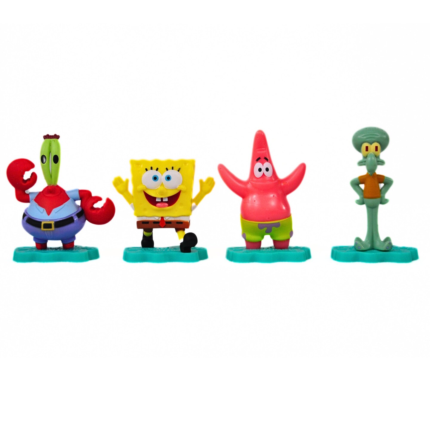 Legend Toys SpongeBob SquarePants Mini Figures 4-Pack &#x2013; Collectible Nickelodeon Toy Set-  Officially Licensed