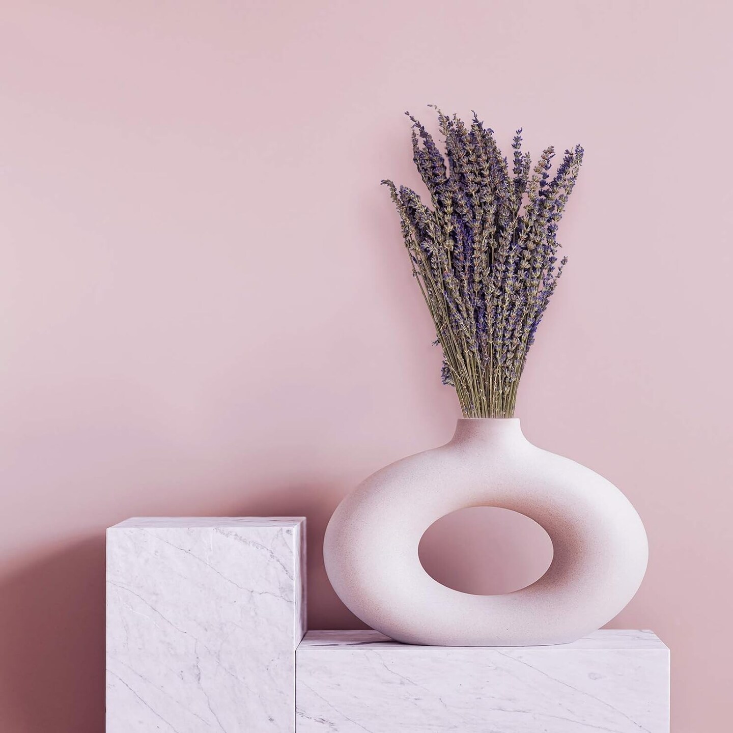 Dried Lavender Bundles, Uieke Natural Dried Lavender Flowers 280-300 Stems 16&#x201C; for Home Weeding Decoration Flower Arrangements Photo Props Home Fragrance 4 Bundles