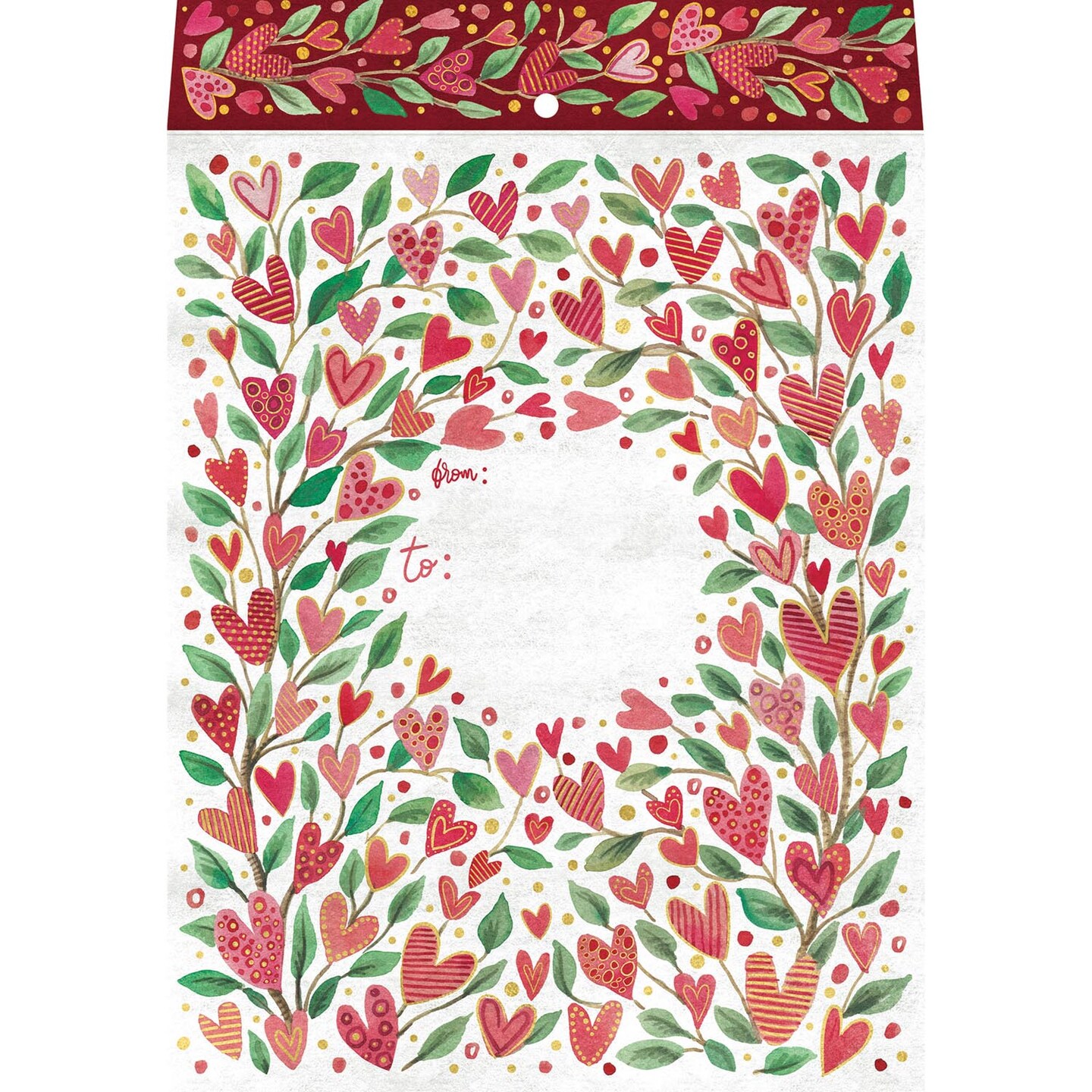 Pack/6: Love Grows Theme Mailing Envelope - 9 x 1/2 x 12"