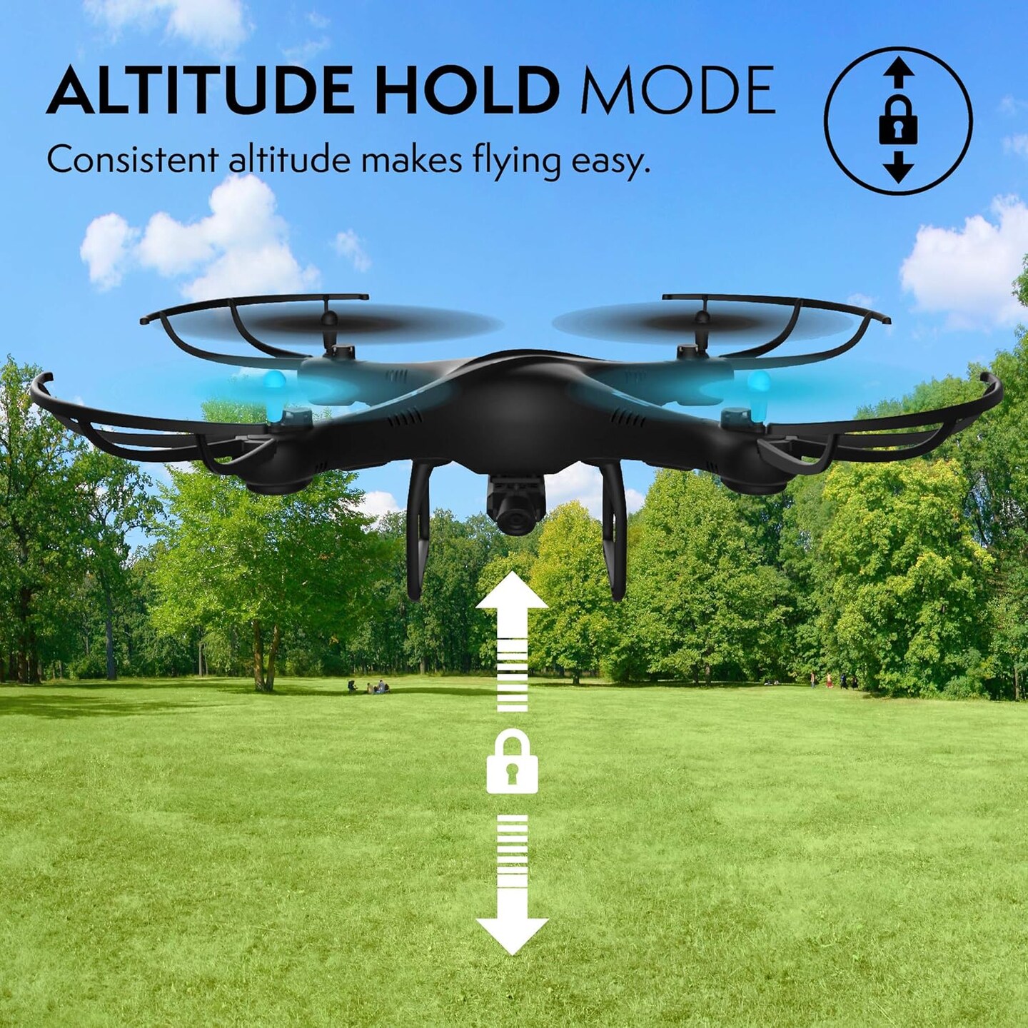 Force1 U45W Blue Jay Drones with Camera for Adults and Kids