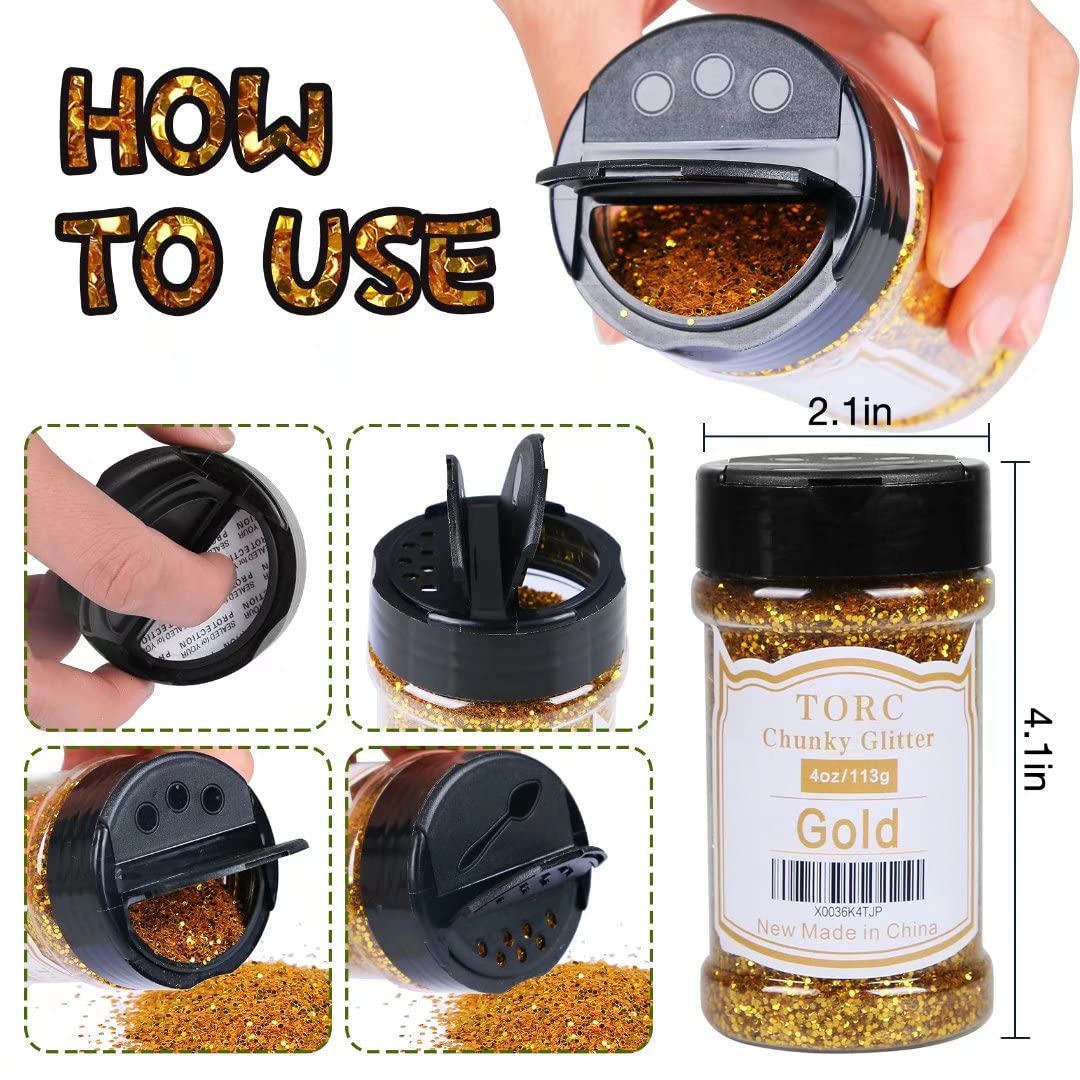 Iridescent Hot Pink Chunky Glitter 4 OZ Glitter for Resin Crafts Tumblers Cosmetic Makeup Nail Art Festival Decoration
