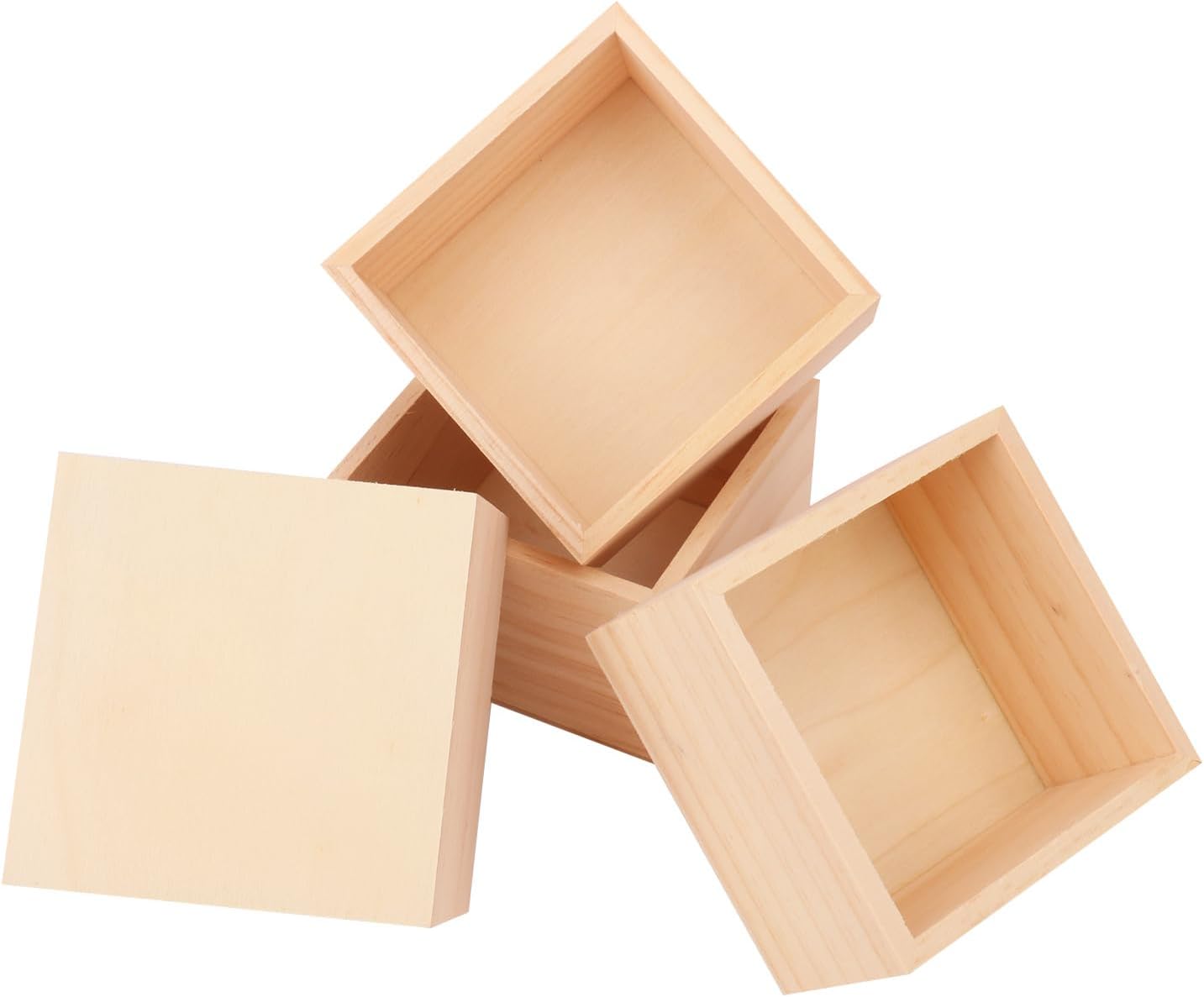 24-Pack Wooden Box, small wooden crates