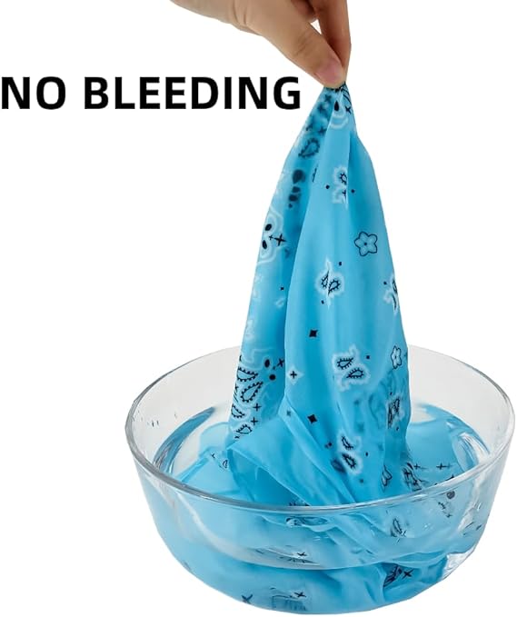 Unisex Bandanas Single Pack Super Soft Cotton 22 inch Cowboy Large Handkerchief with Nice Package