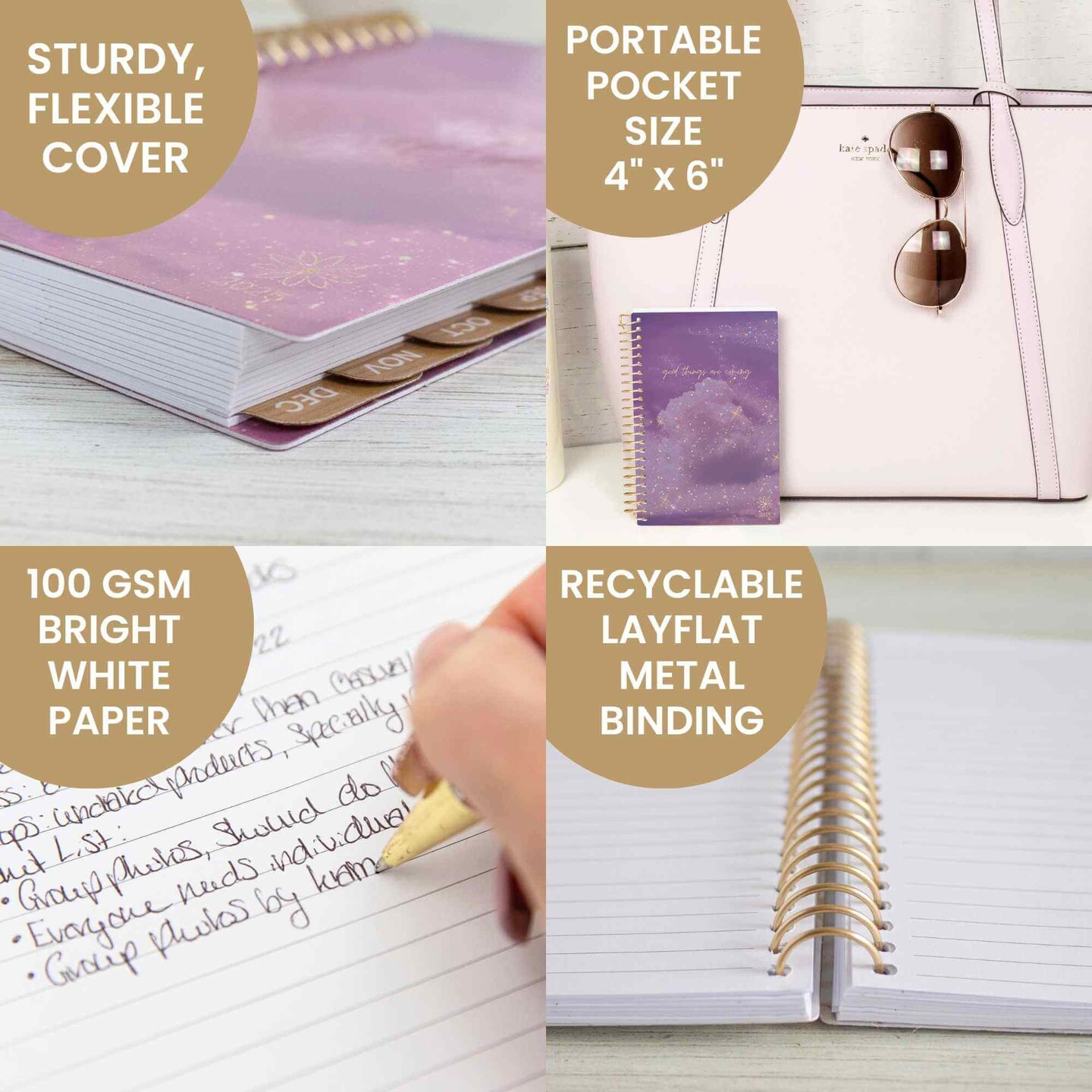 bloom daily planners 2025 Soft Cover Planner, 4&#x22; x 6&#x22;, Good Things Are Coming