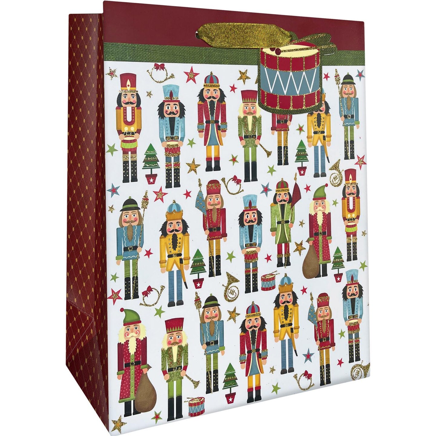Pack/6: Traditional Nutcracker Gift Bag - 10 x 5 x 12-1/2&#x22;