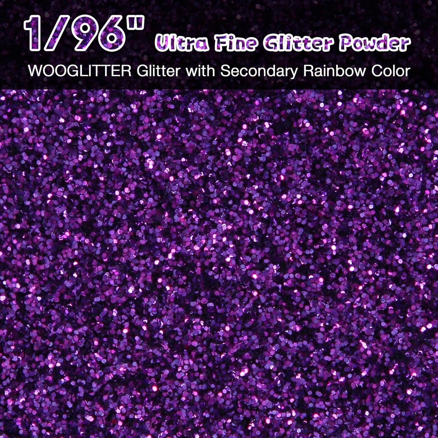 Ultra Fine Purple Glitter, 7.05 Oz (200g), Fine Glitter for Resin Crafts Nails Tumblers Slime Cosmetic and Festival Decoration - Purple Fine Glitter Bulk