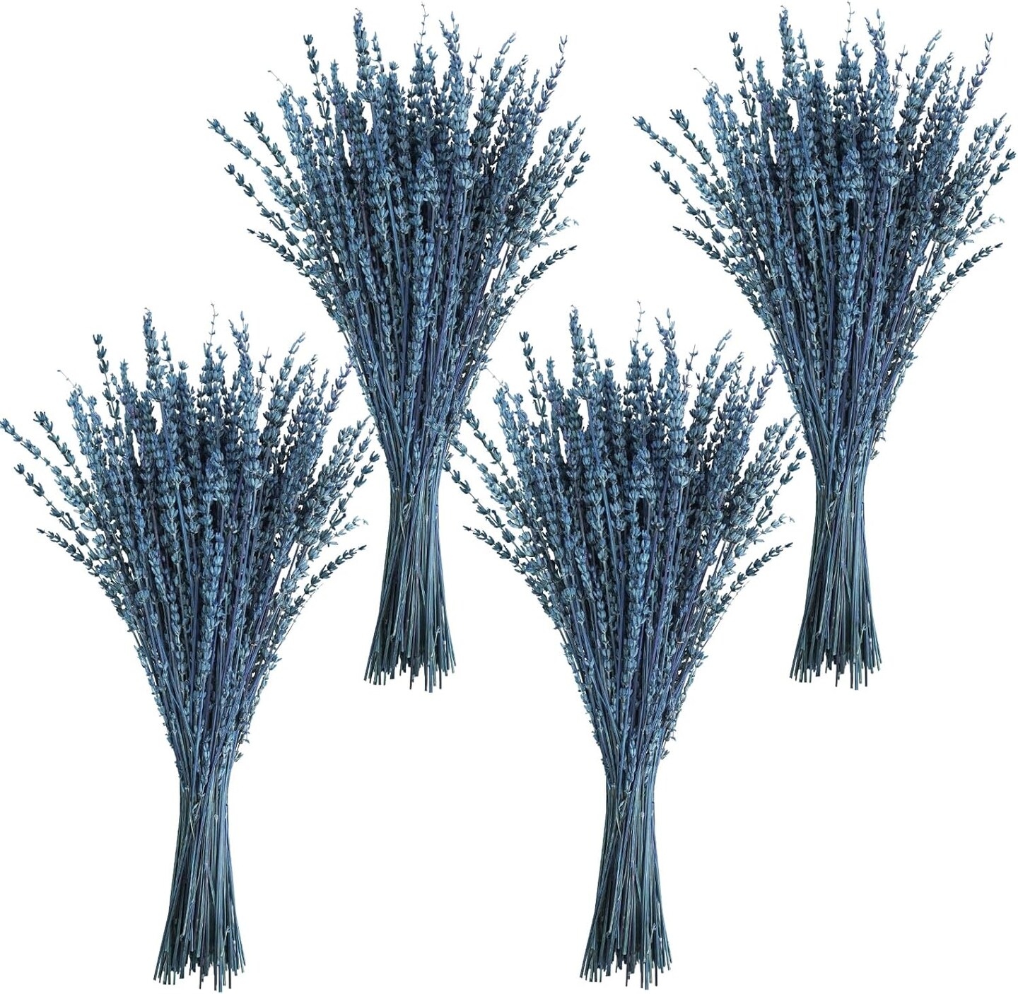 Dried Lavender Flowers, 16&#x22; Dried Lavender Bundles Dried Blue Flowers Preserved Lavender Stems Bouquet for Shower Weeding Home Fragrance Vase Crafts Decor, 200g(7.05oz)