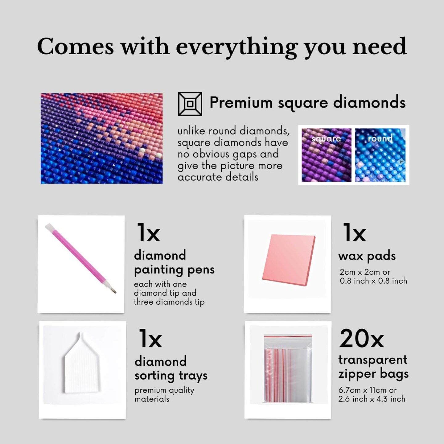 Diamond Painting Kits for Adults, Art and Craft, Full Drill Diamond Painting Abstract and Ornaments, DIY 5D Diamond Art Craft (Acadia)