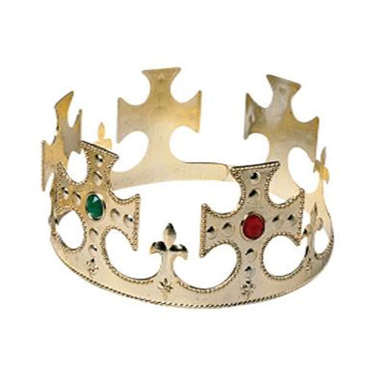 King Gold Crown with Plastic Jewels