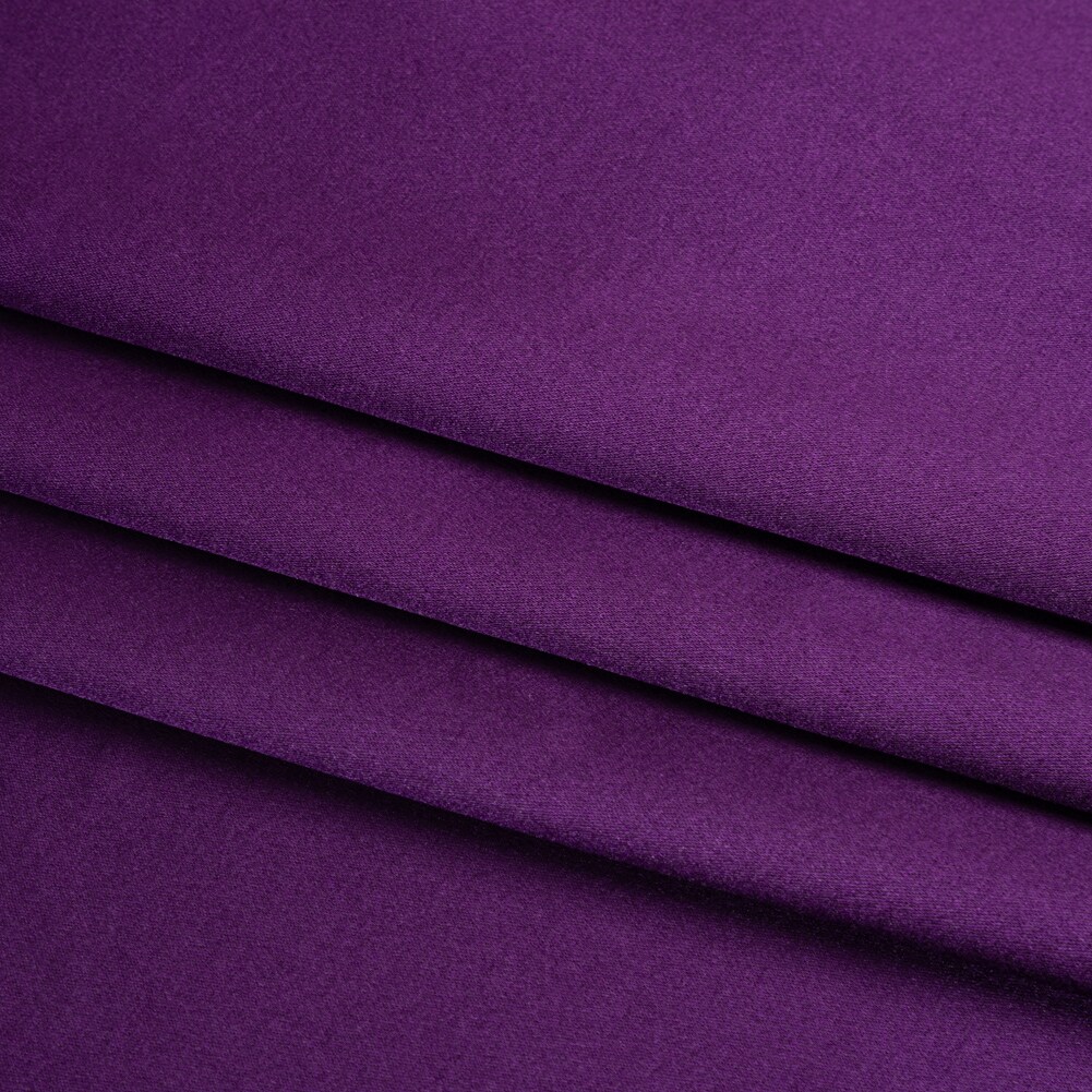 1 Yard Majesty Purple Silk Crepe Back Satin Luxurious Soft Smooth Premium Designer Fabric 44 inch Width
