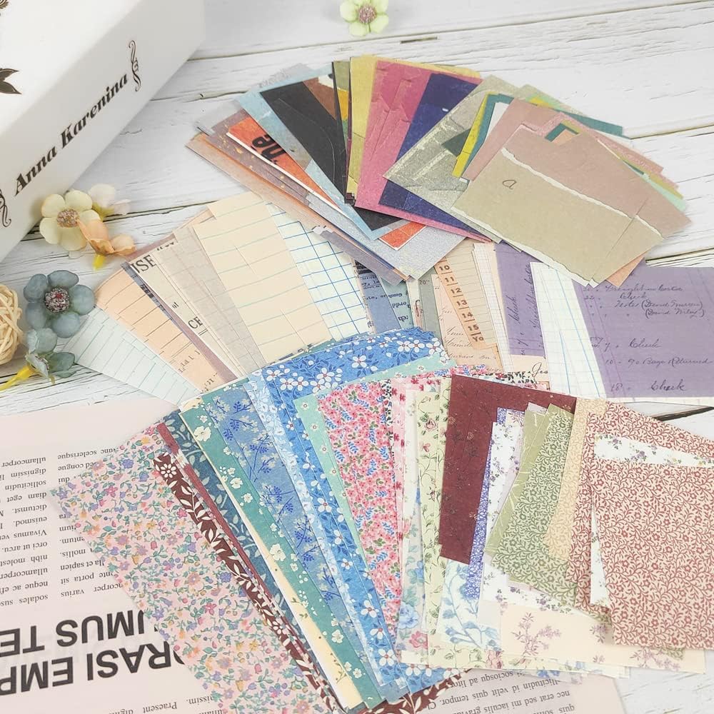 Vintage Scrapbooking Supplies Pack