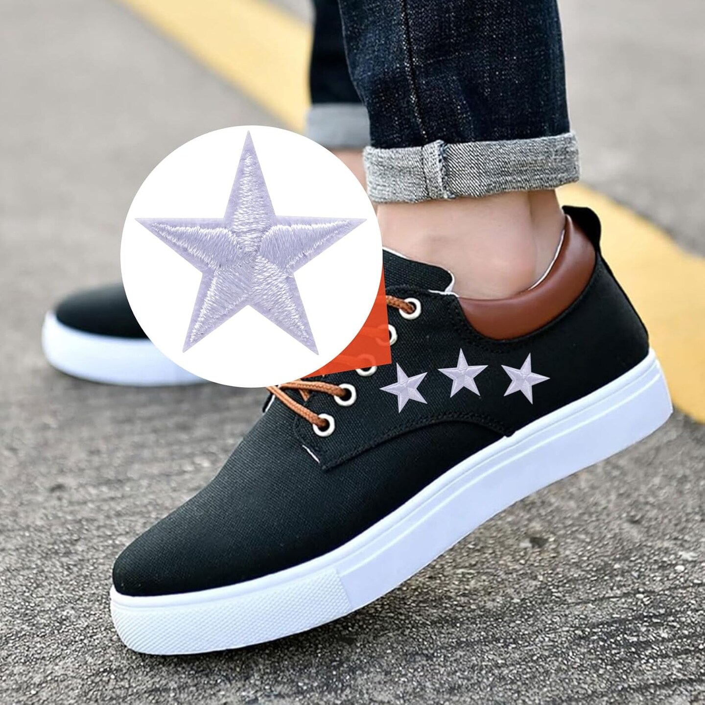 30 Pcs Star Patches - Iron On, Sew On, Applique Embellishments