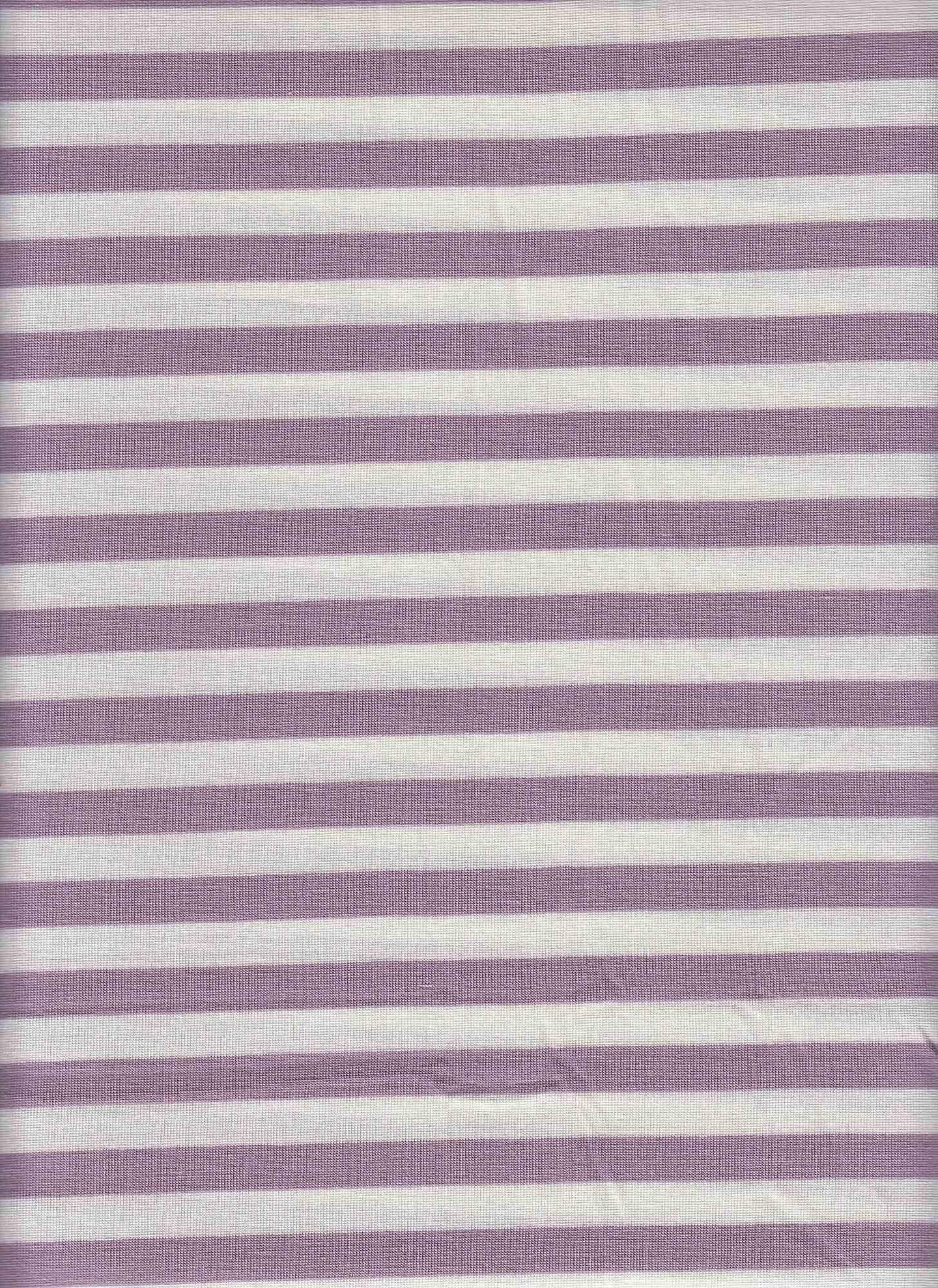 1 Yard Rayon Spandex Jersey Knit Fabric Horizontal Stripe Yarn Dyed 58/60 Inches Wide