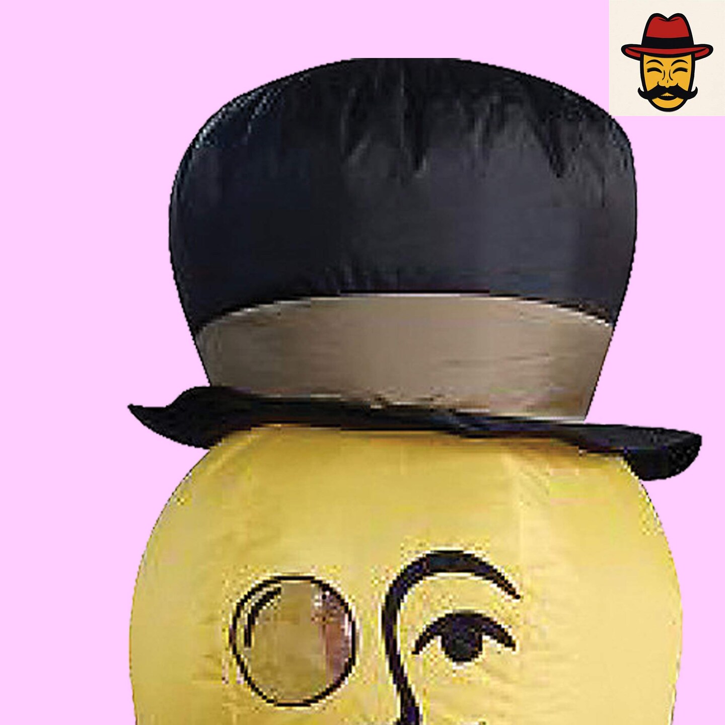Inflatable Mr. Peanut Adult Costume with Fan for Halloween Parties and Nostalgic Fun