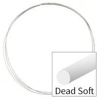 JewelrySupply Sterling Silver Round Wire 16 Gauge Dead Soft (Sold by The Foot)