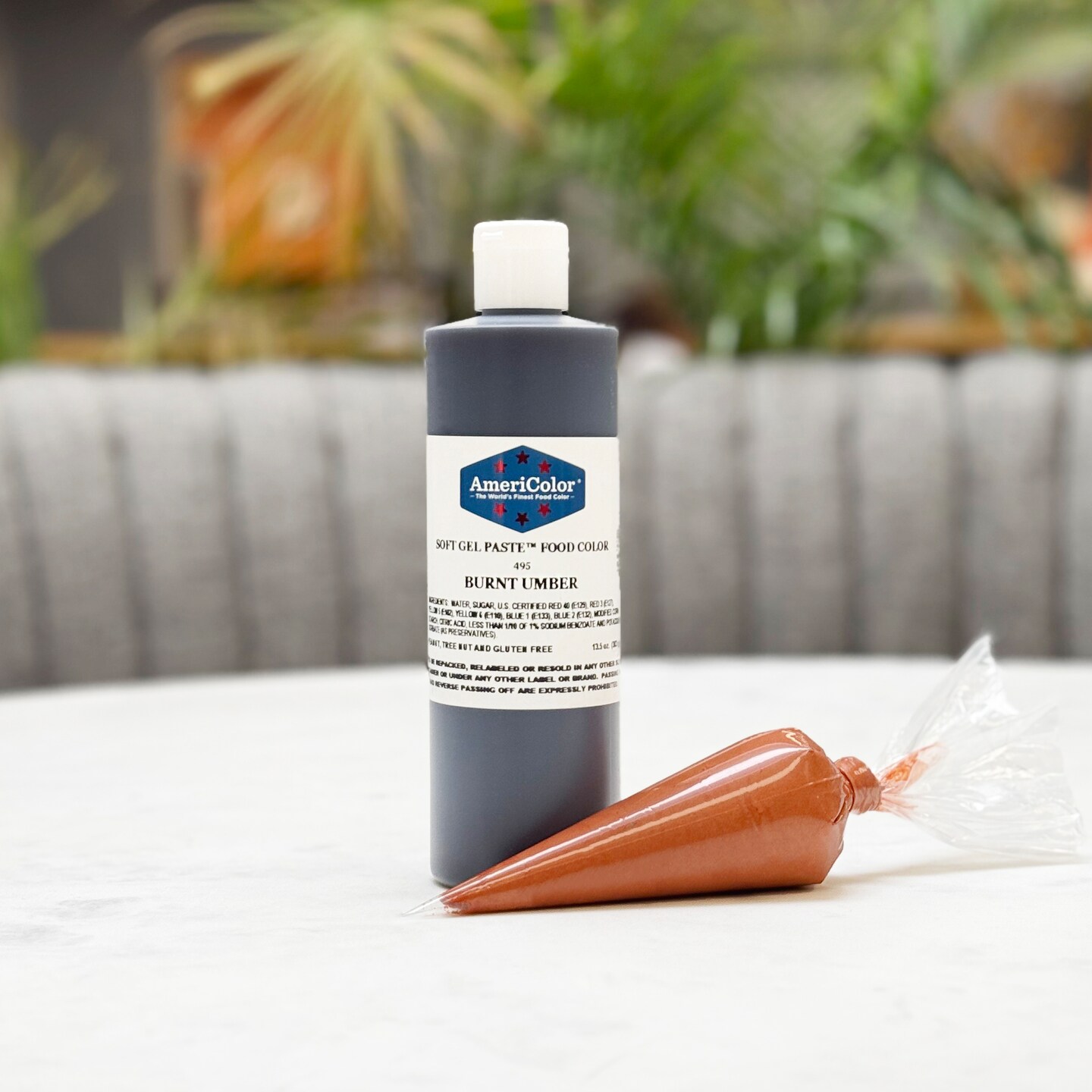 AmeriColor, Burnt Umber, 13.5 Ounce, Soft Gel Paste Food Color